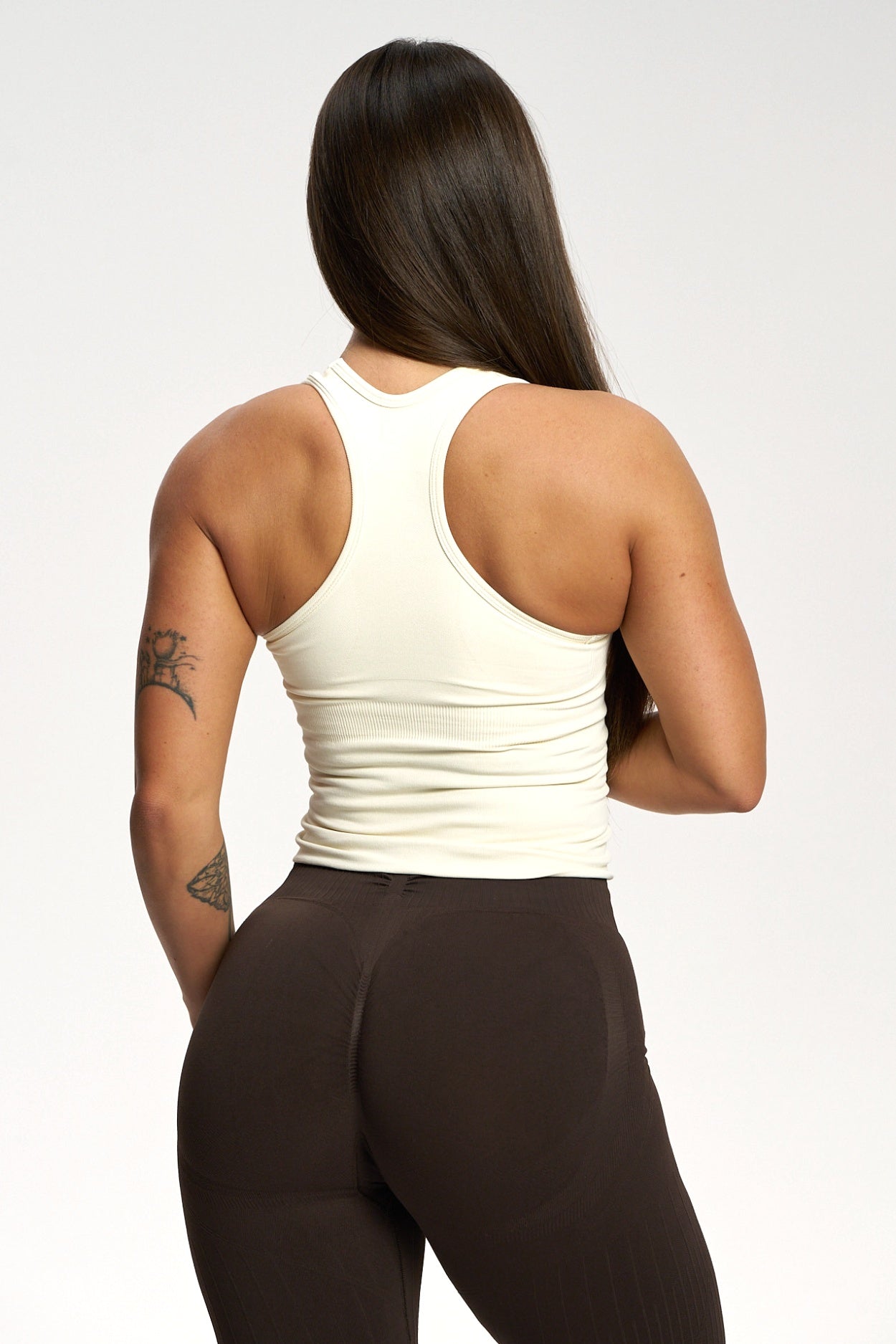 Compress Long Sport-BH  Cream