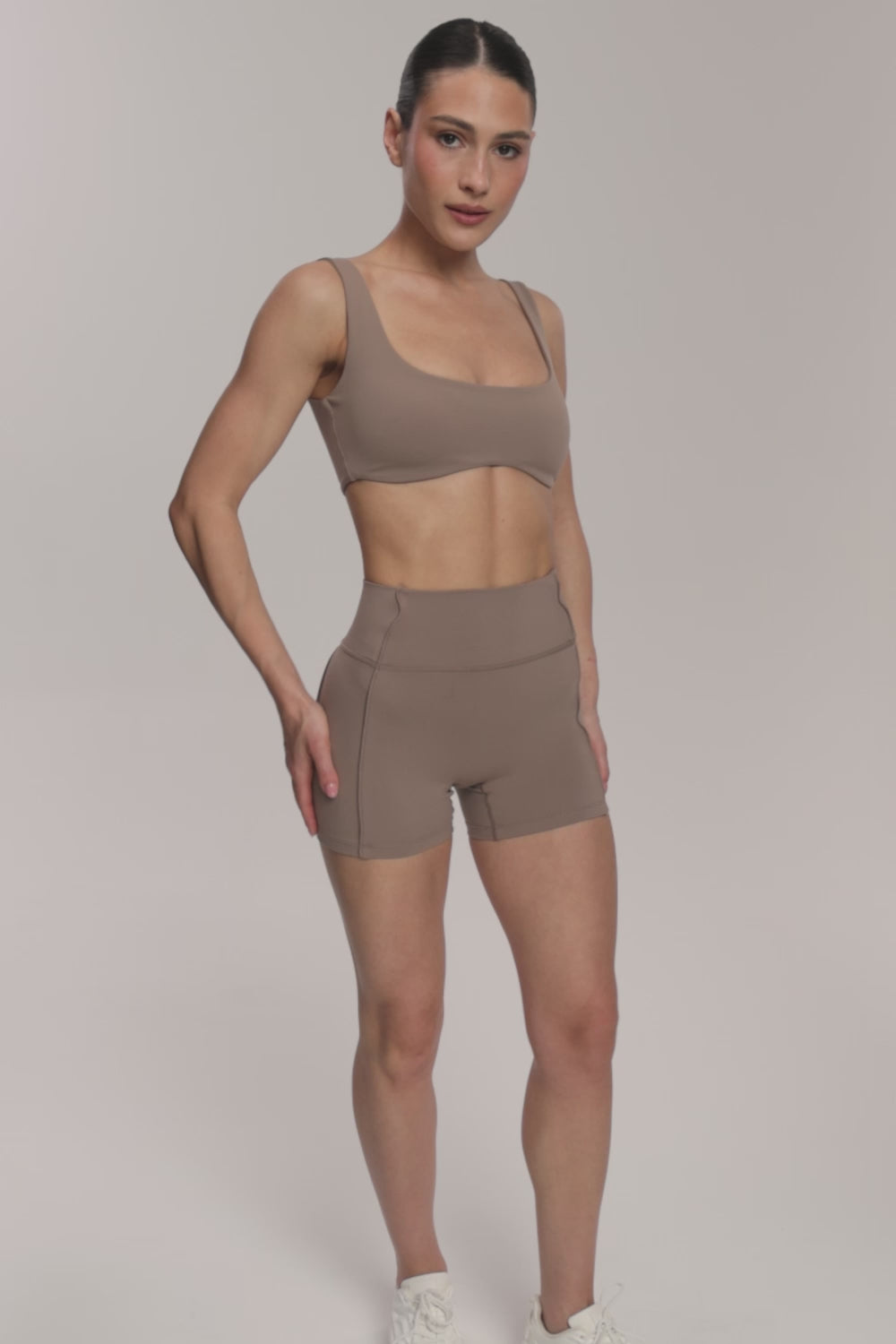 Pilates Era Shorts warm beige