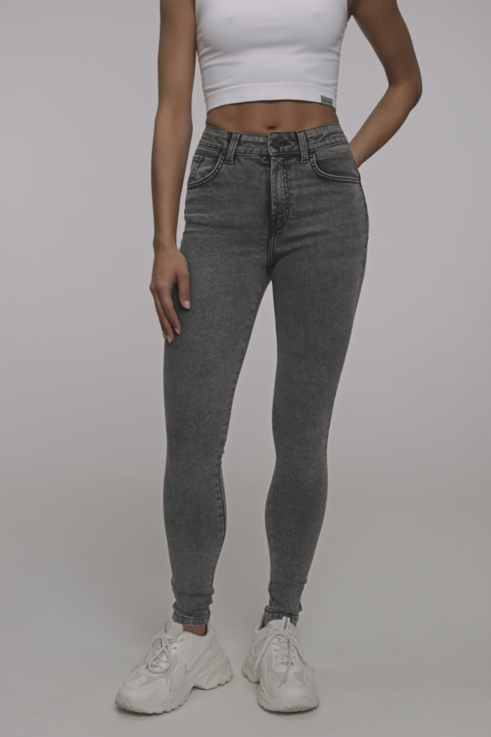 Jeans Skinny Perfect Slim light grey
