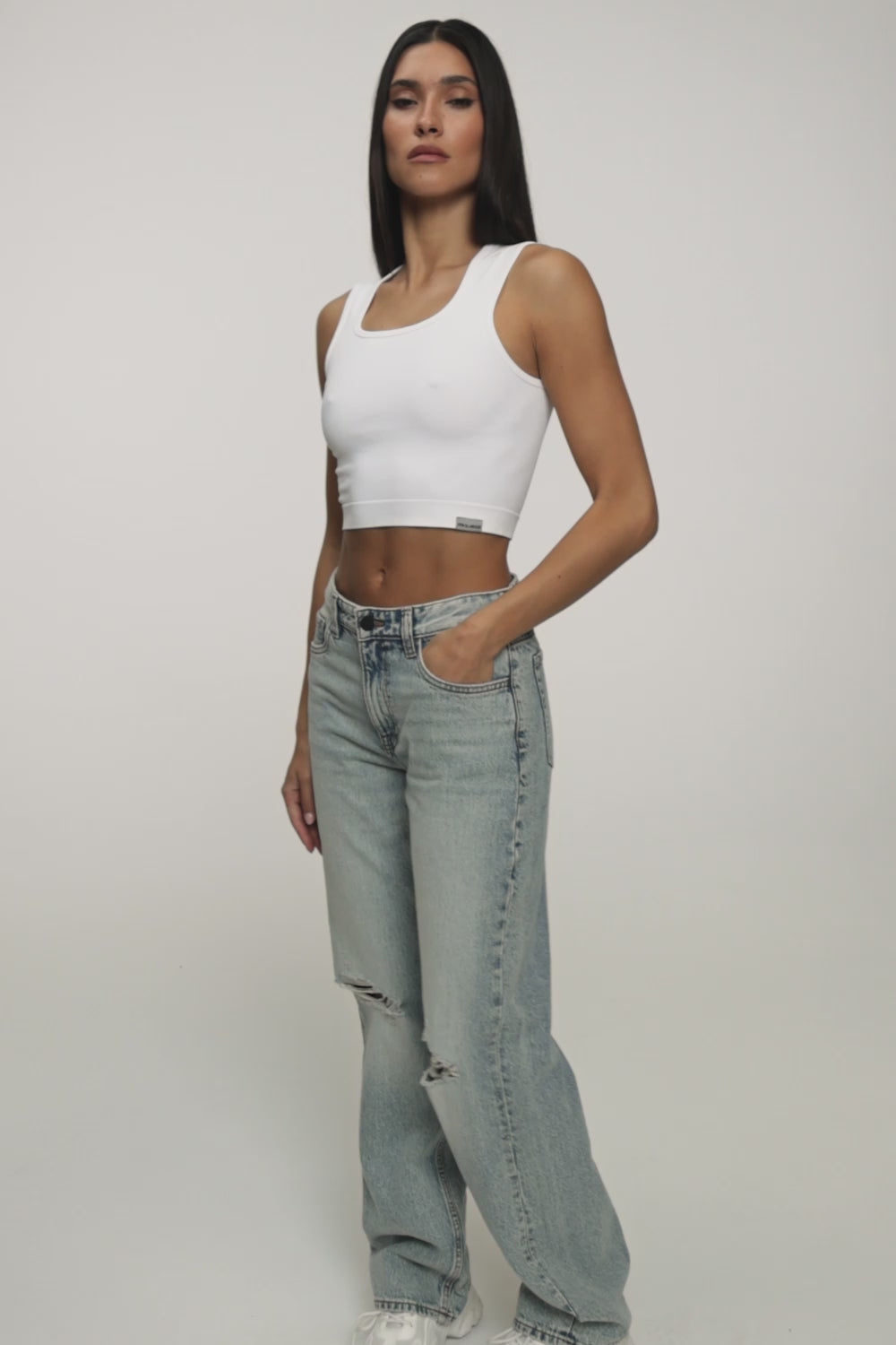 Jeans Wide Relaxed light blue