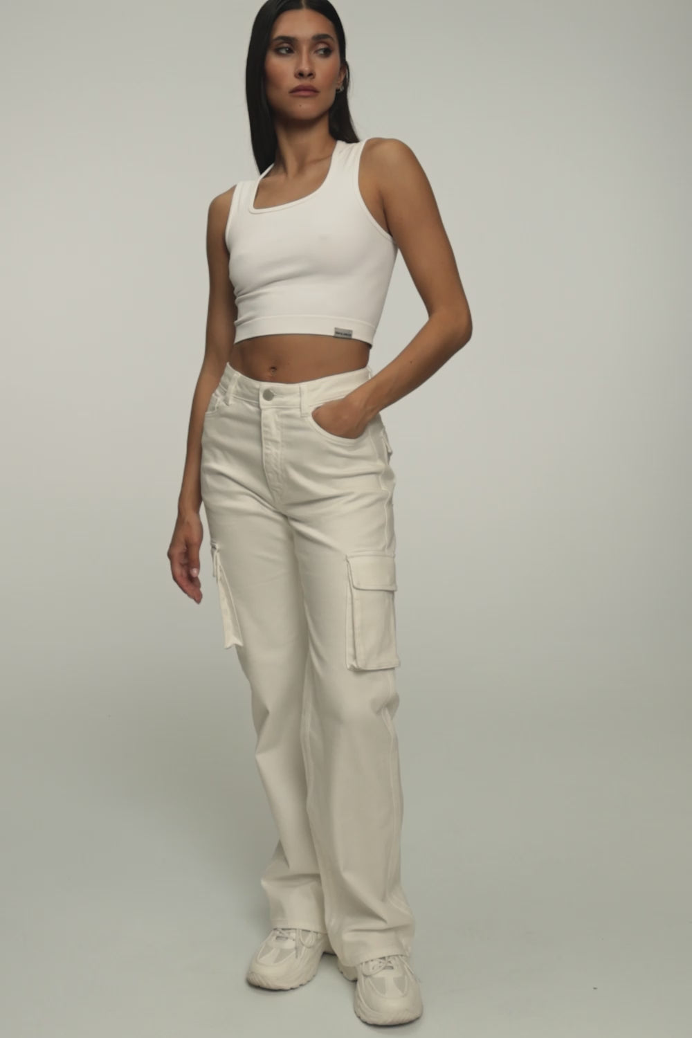 Jeans Cargo off white